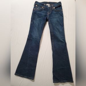 Kids True Religion Low Rise Flared Jeans